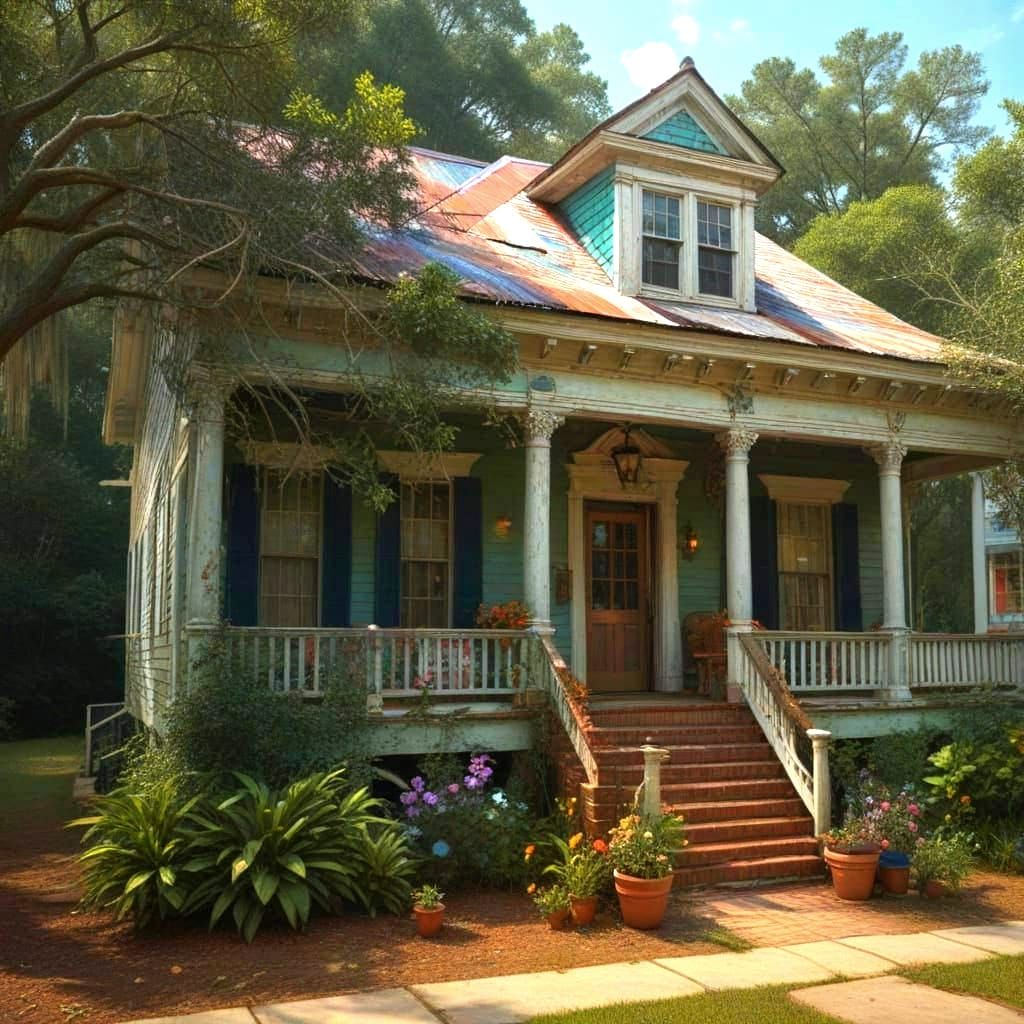 Surreal Southern Landscape in Photorealistic Style