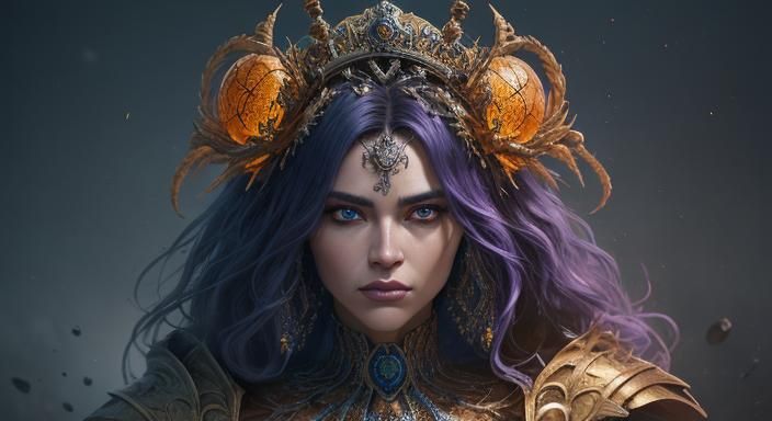 Regal Garden Spider in Intricate Web Castle