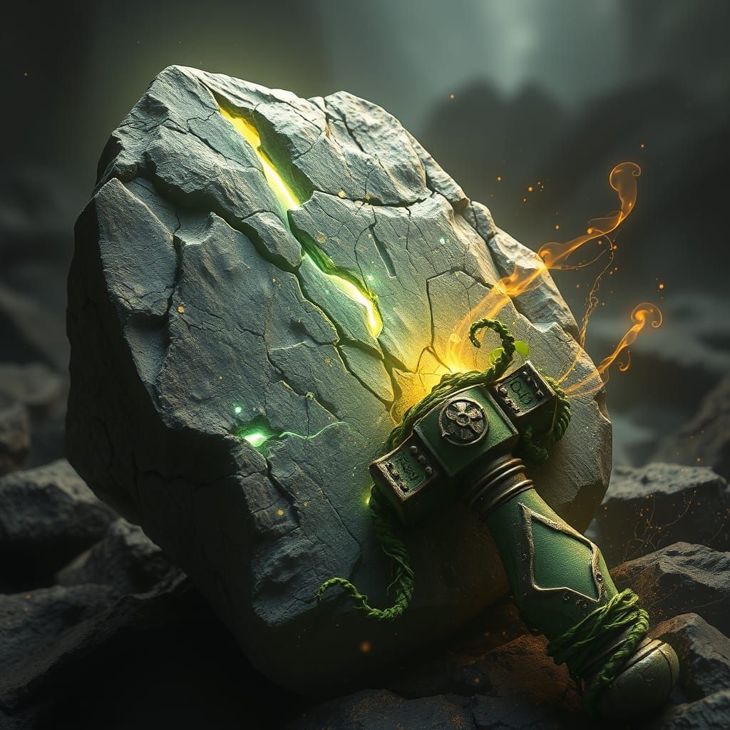 Primordial Stone Artifact Radiates Earthy, Mystical Energy