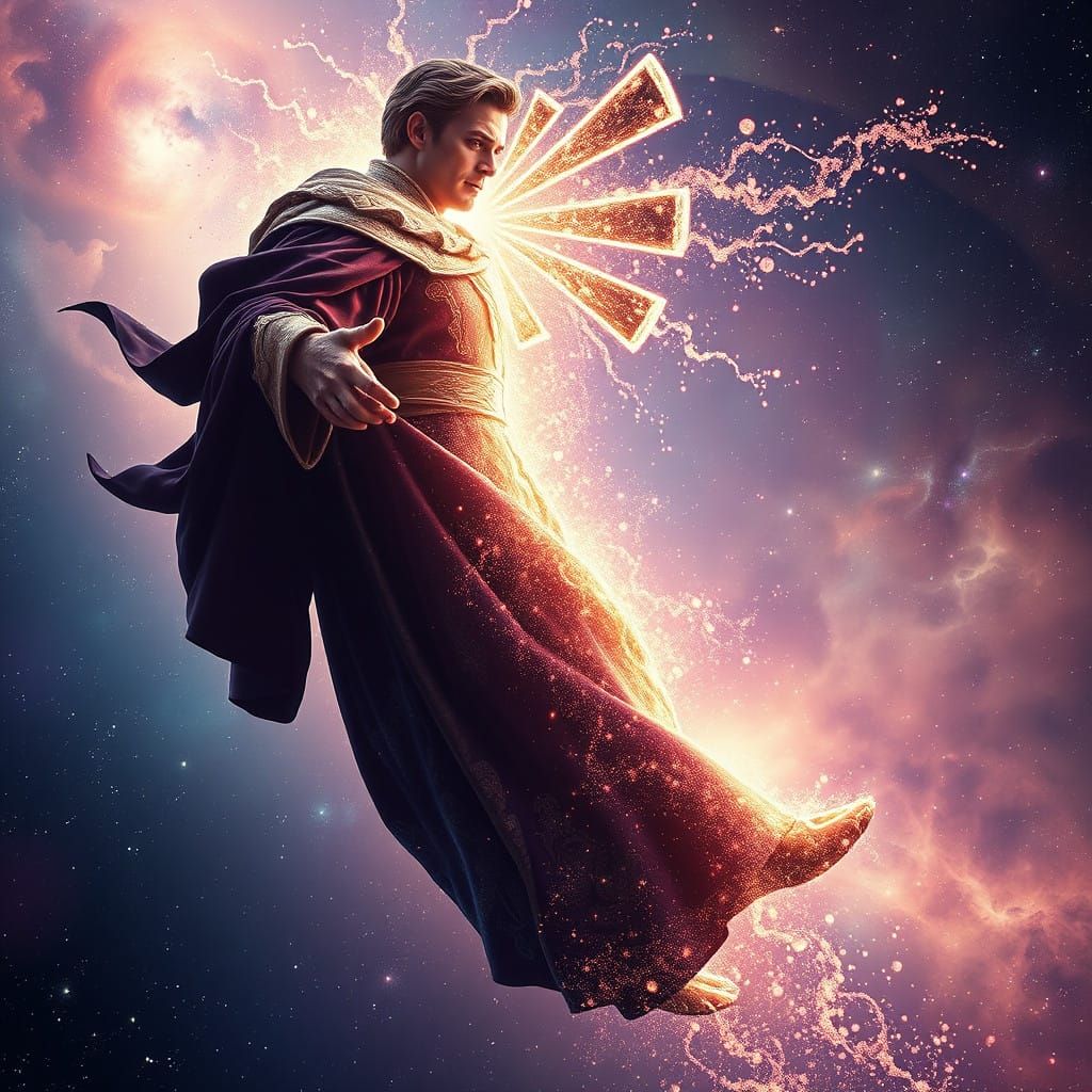 Majestic Astral Body in Vibrant Cosmic Universe