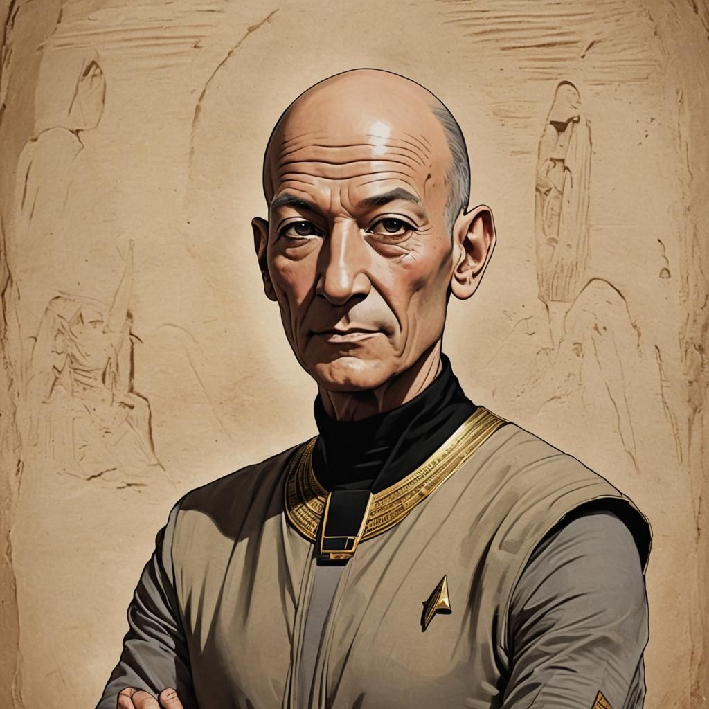 Egyptian Picard: Star Trek Meets Ancient Egypt