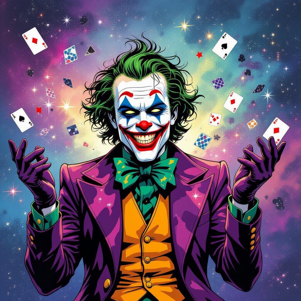 Cosmic Joker Laughing Through the Void, Scattering Stardust
