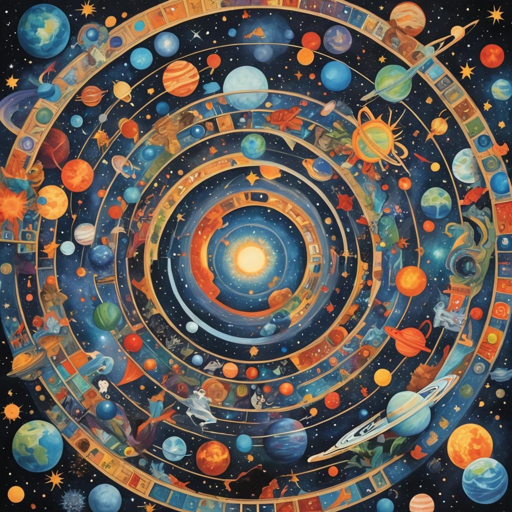 Cosmic World: Universe Artwork in Digital Style