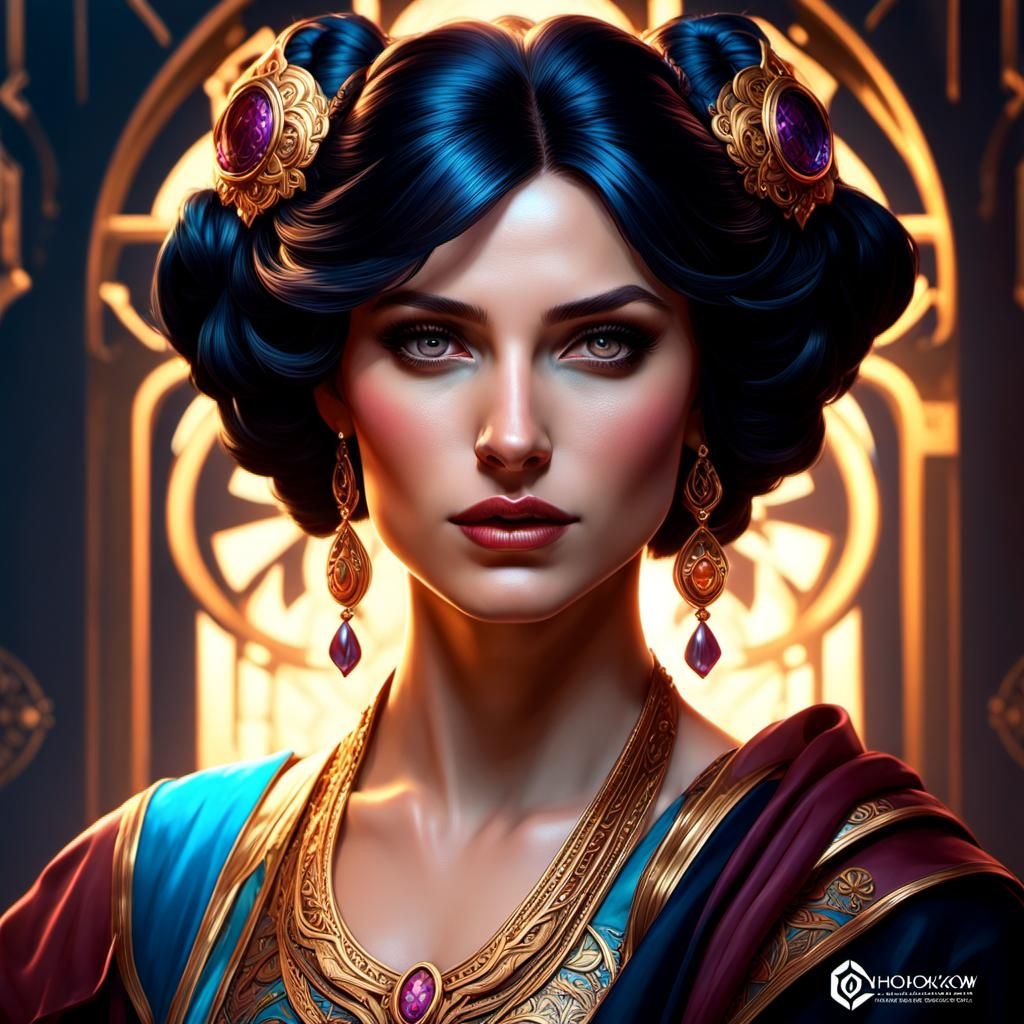 Hyperdetailed Portrait with Dynamic Lighting