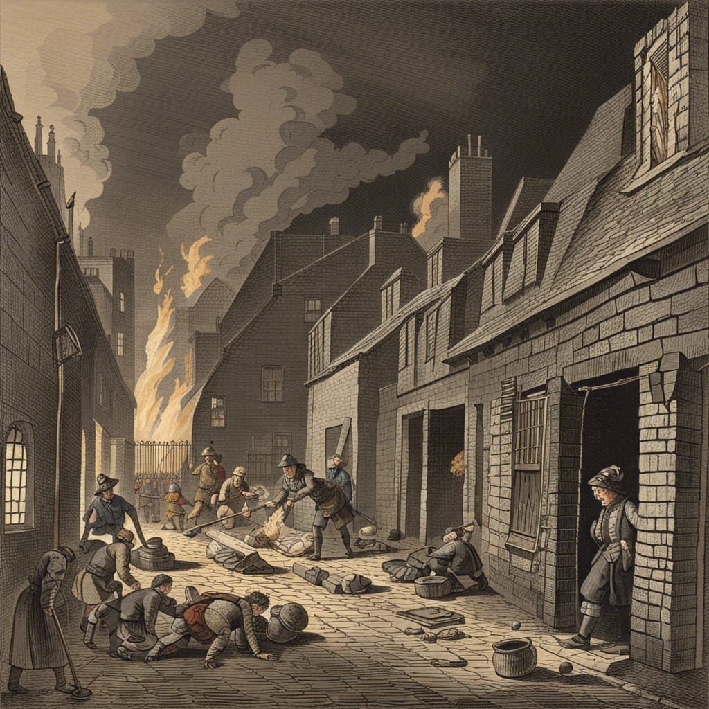 Great Fire of London started in a baker's shop