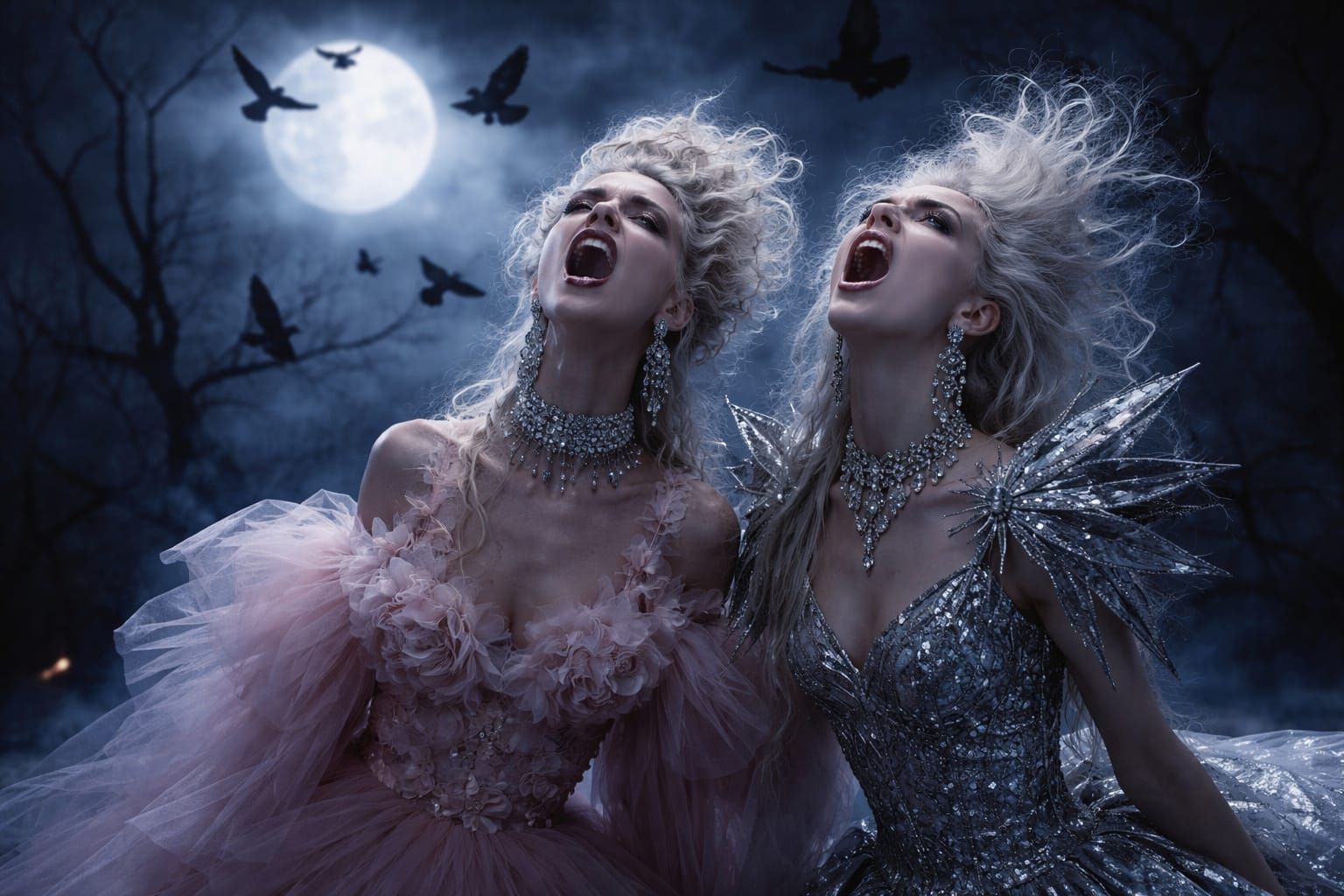 Pretendinary Fashion Victims Howling in Midnight