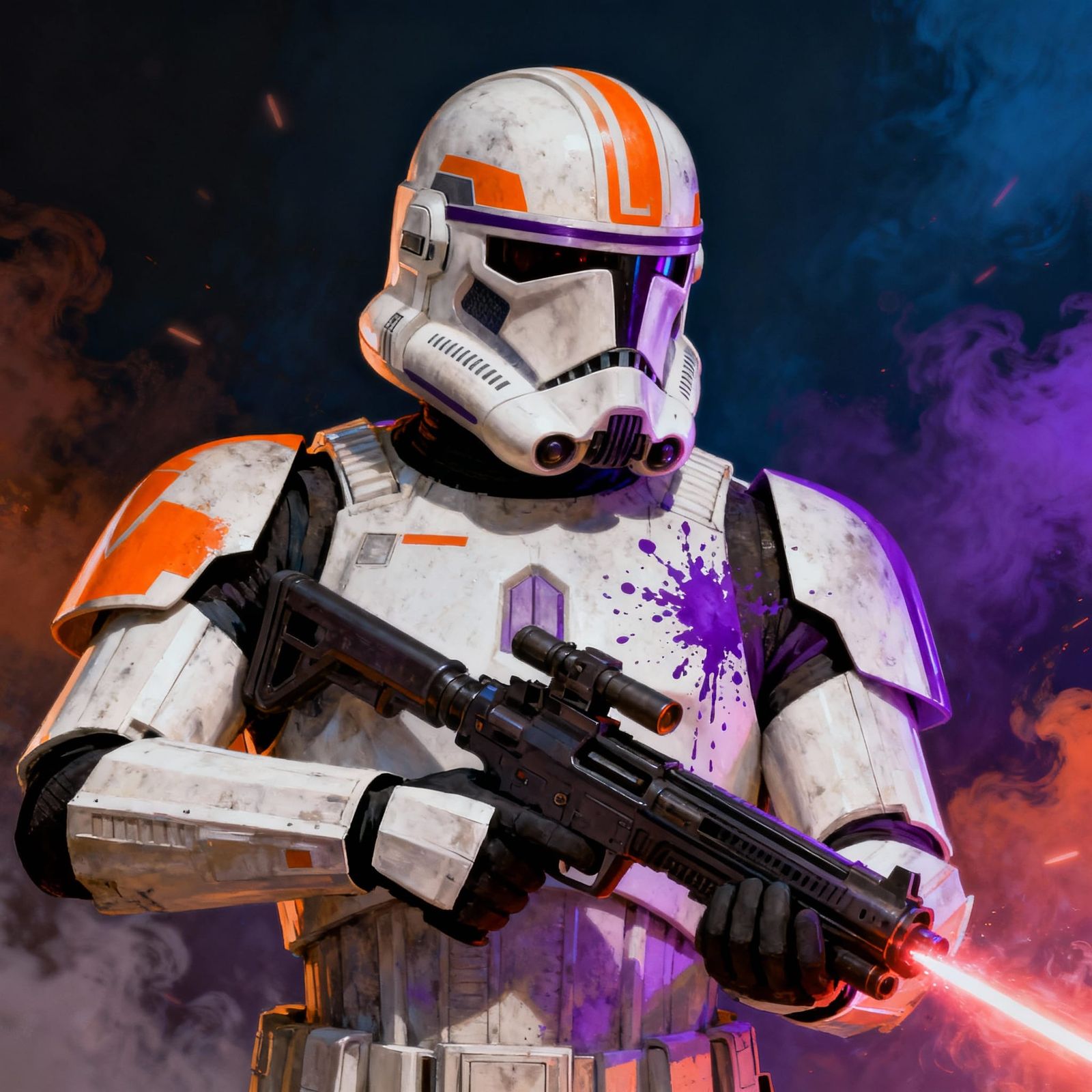 Clone Trooper CT-1225 Portrait in Dynamic Lighting
