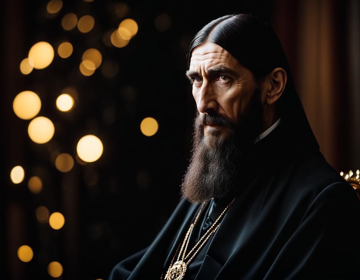 Grigori Rasputin: A Realistic Photographic Portrait