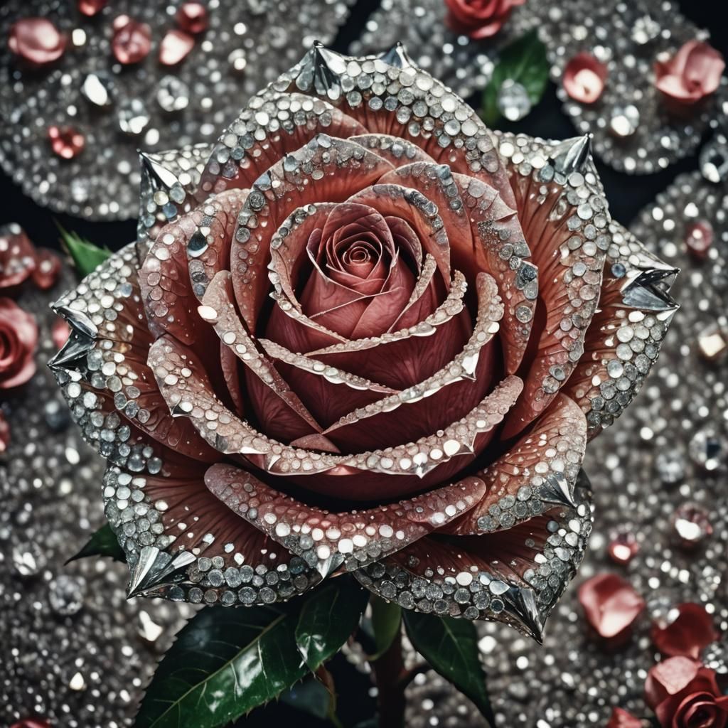 Diamond Rose in Cinematic Style