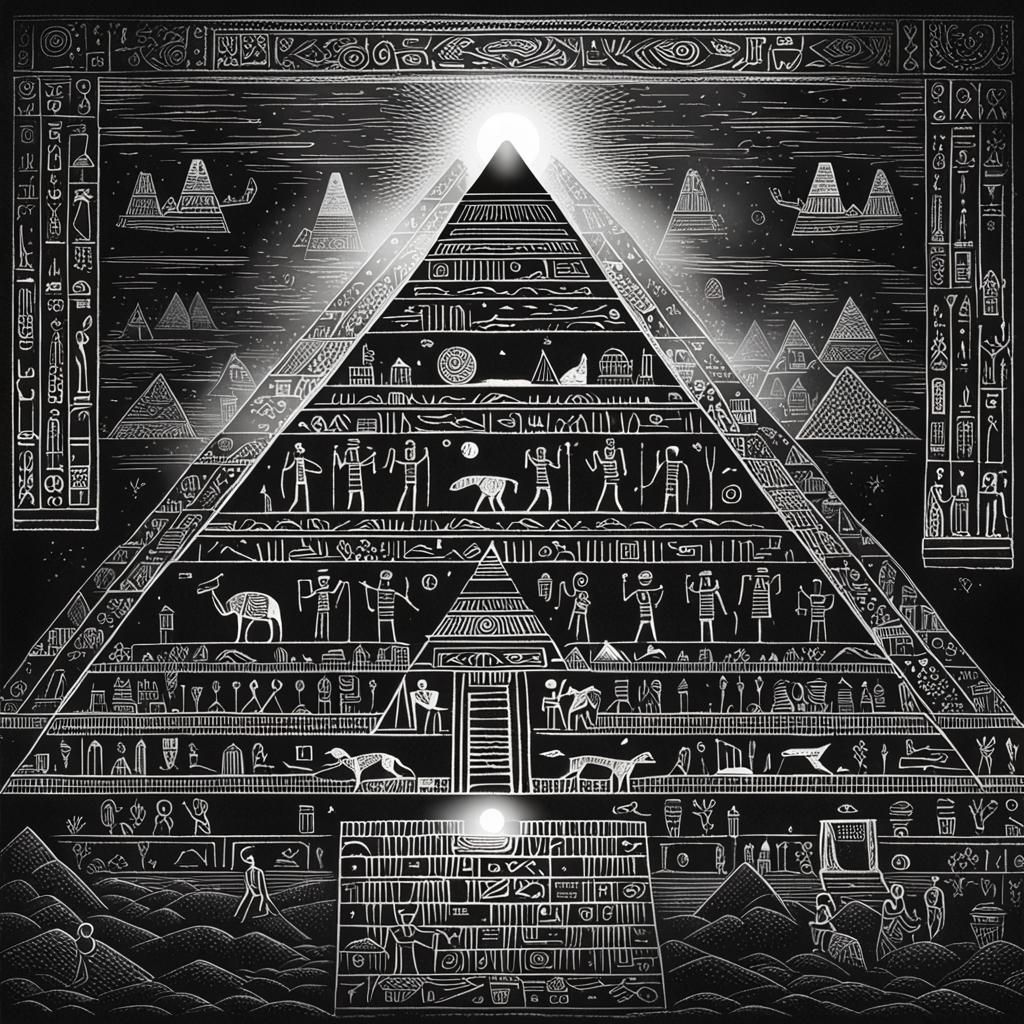 Deadly Hieroglyphs Inside a Dark Pyramid