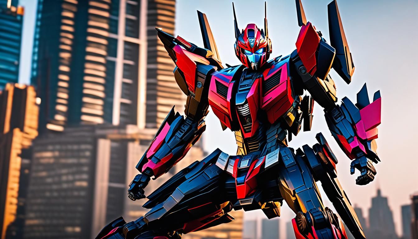 Windblade Falling: Cybertronian Action Scene