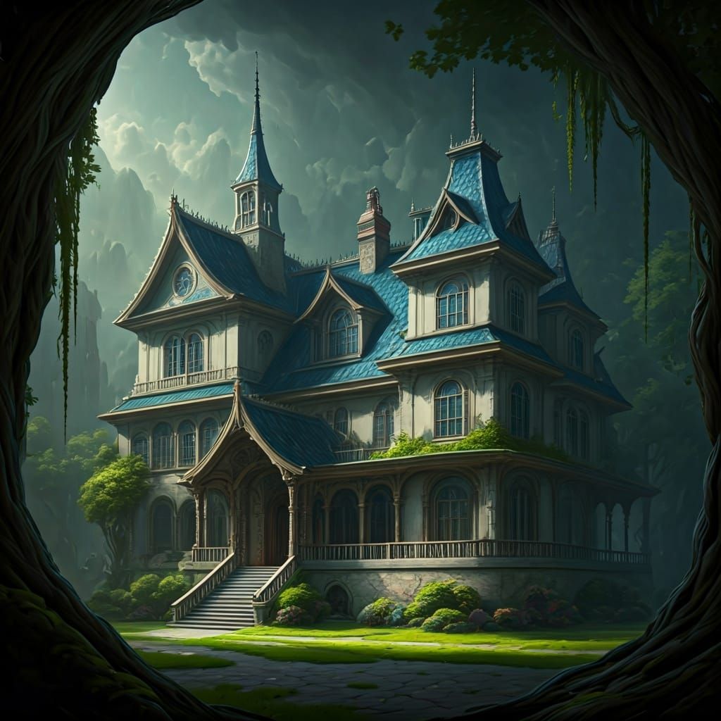 Extremely Expensive Home in Fantasy Concept Art