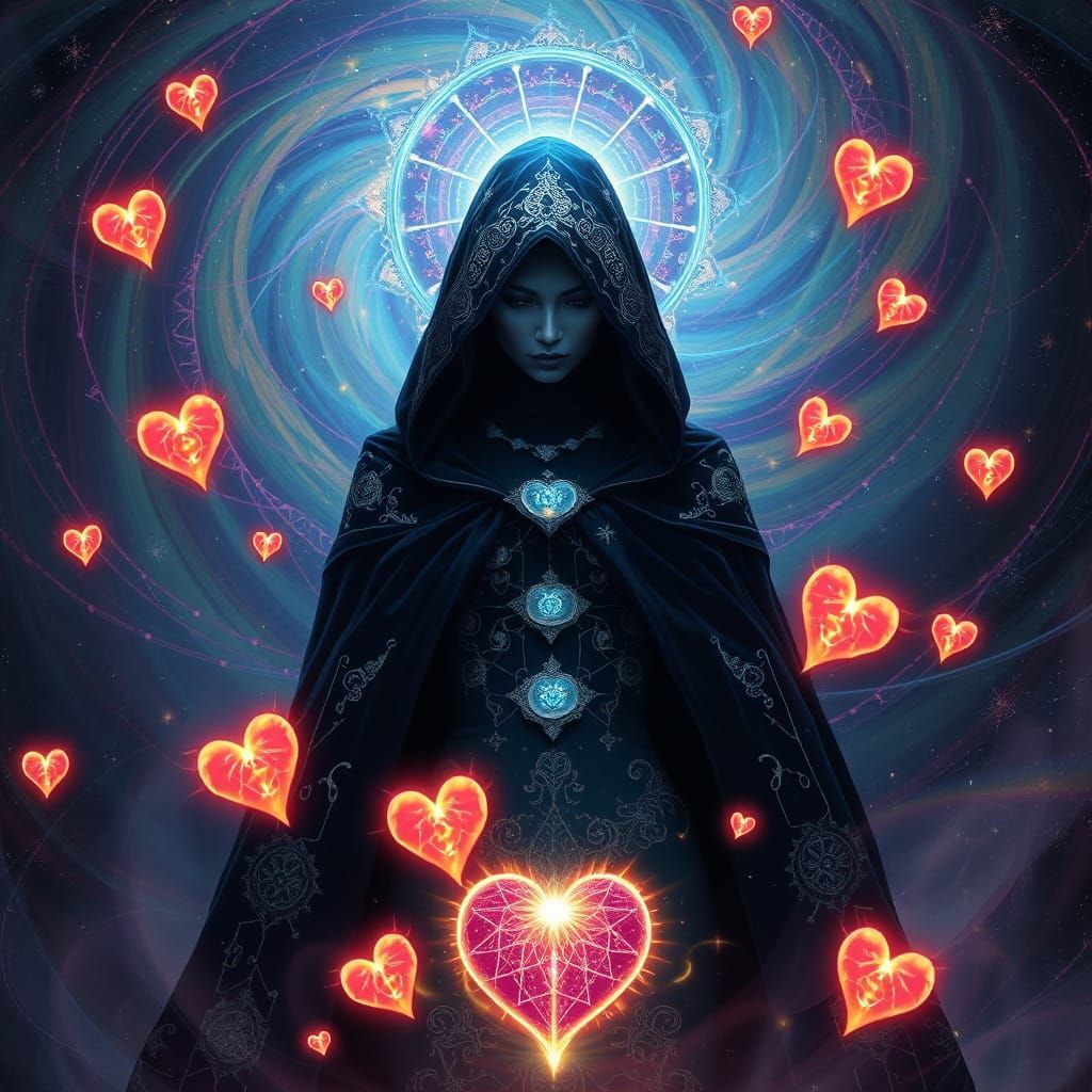 Dark Queen Reigns Amidst Celestial Vortex