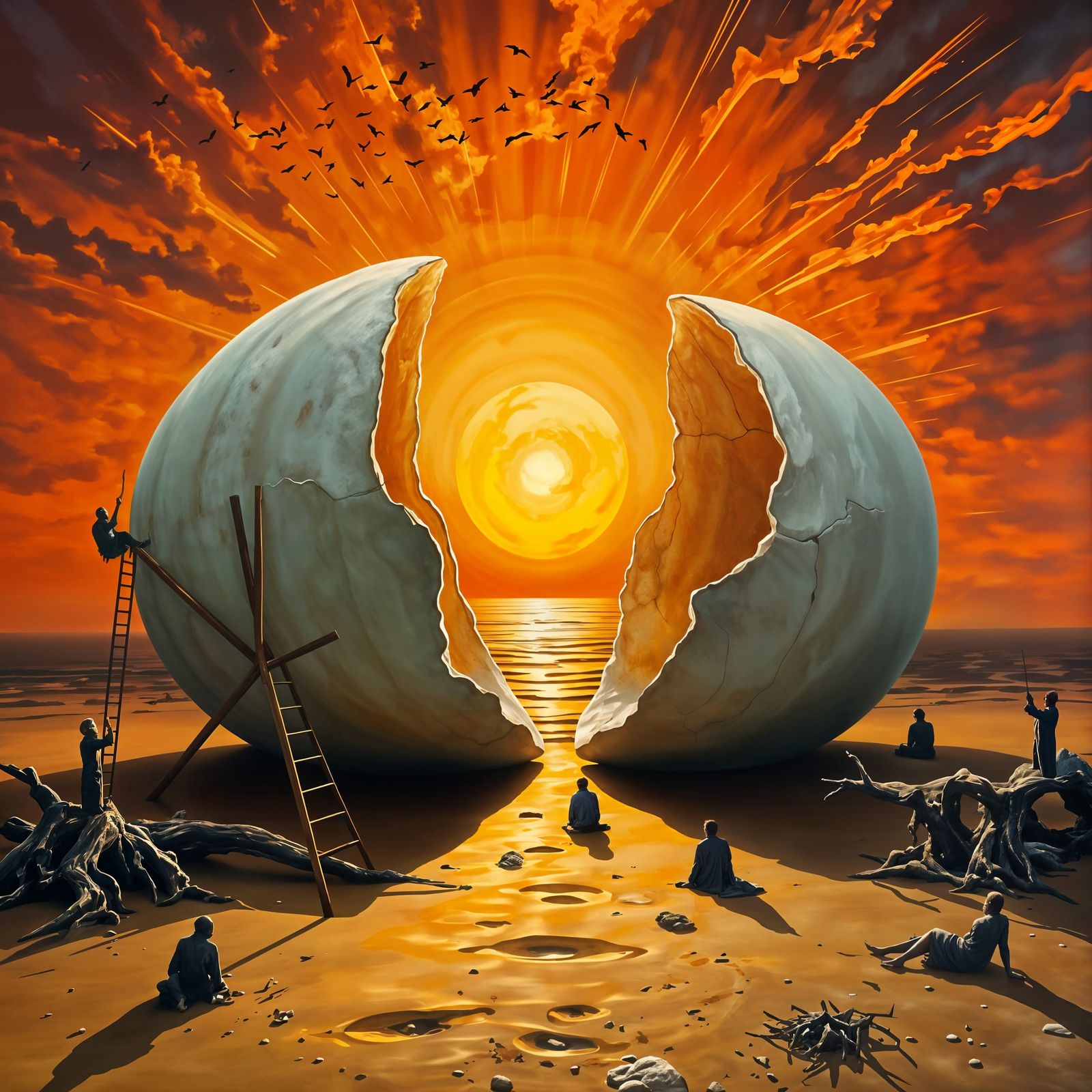 Birth of the sun
