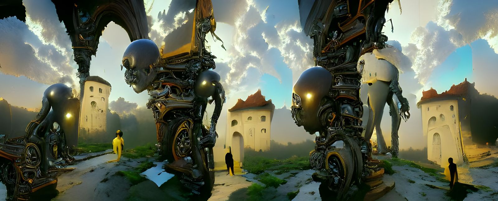 Ver.ka Mecha Concept Art in Gothic Style