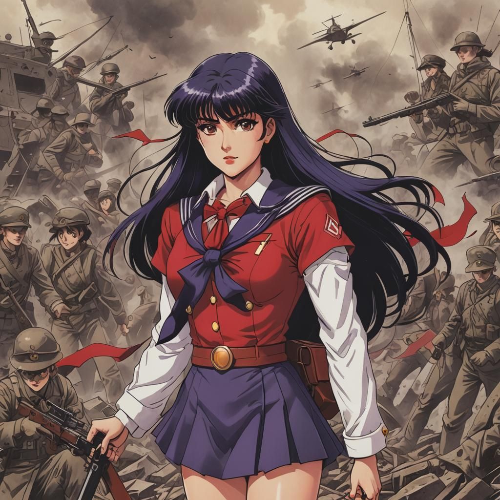 Sailor Mars in World War 1 Setting