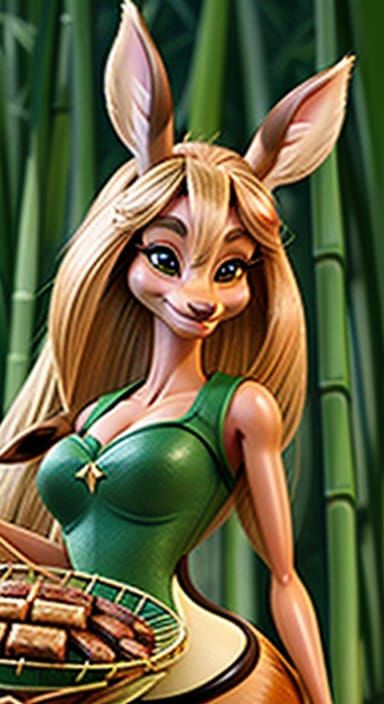 Zootopia Barbie with Bamboo Backdrop