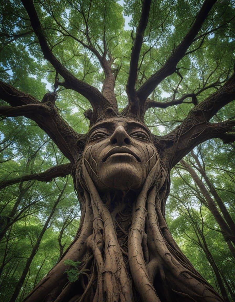 Magical Realism: Colossal Phantom Tree Spirit