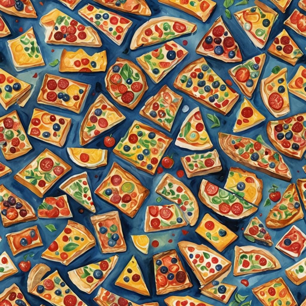 Friend Crusts in Gouache Watercolor Impressionist Style