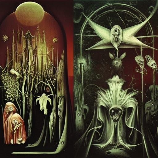 Horror Art: Midnight Mass Inspiration