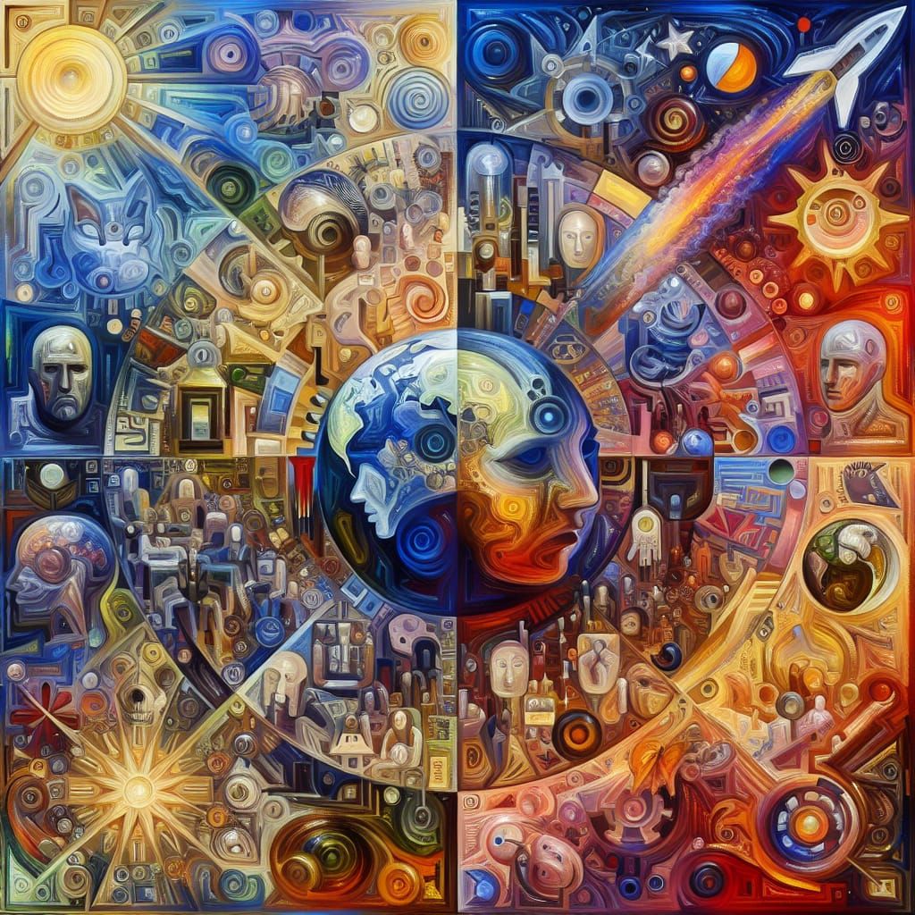 Surreal Artwork Illustrates Global Events and Emotions