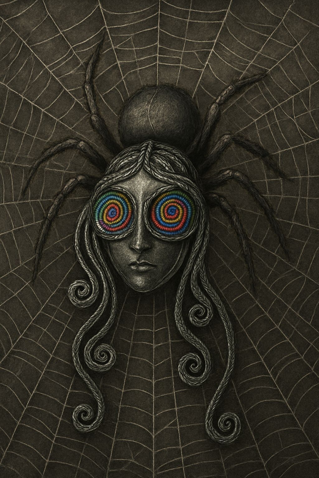 Bizarre Steamdeco Mask with Spider