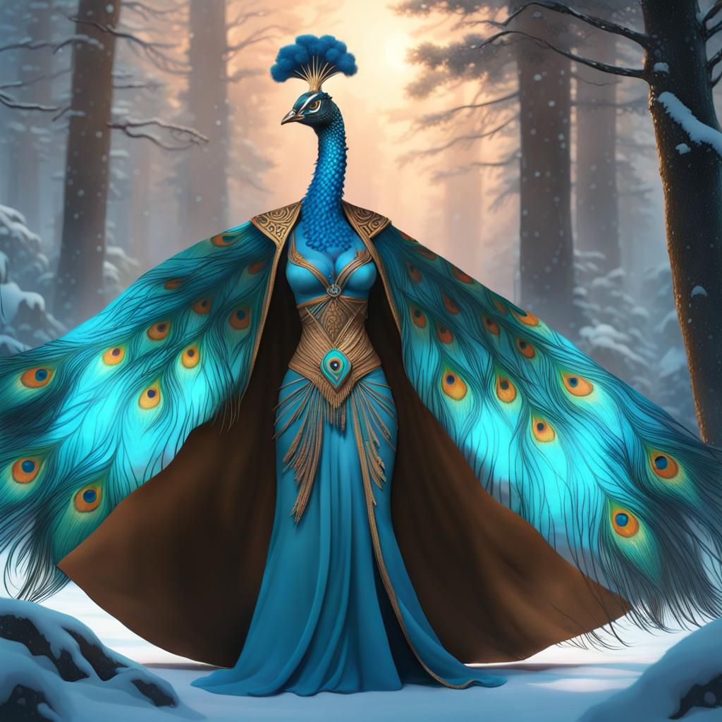 Peacock Goddess of the Forest