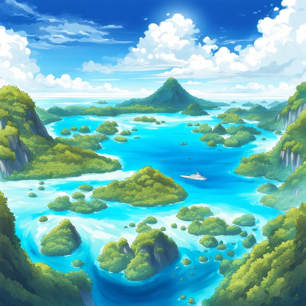 Palau Personified: An Anime-Style Rendition