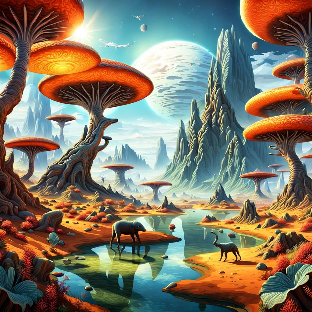 An alien world