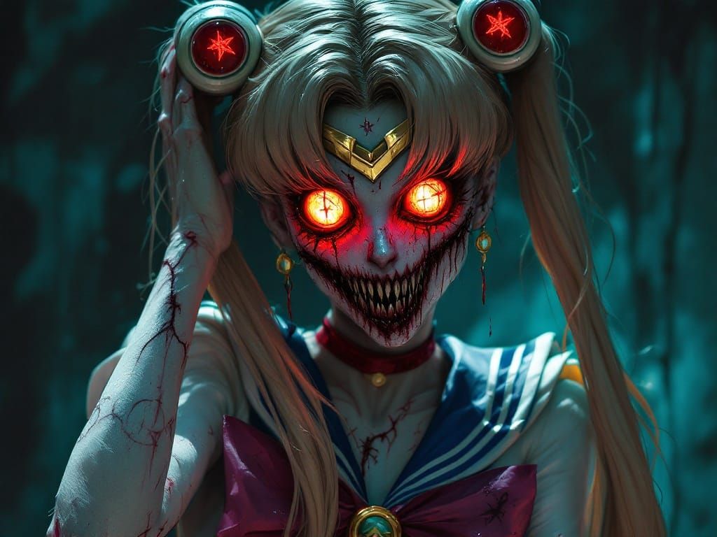 Grotesque Sailor Moon Horror Character
