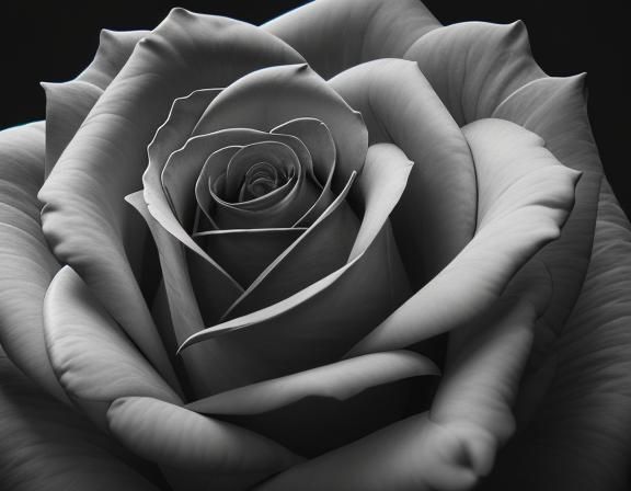 Hyperrealistic Rose with Intricate Details in HDR