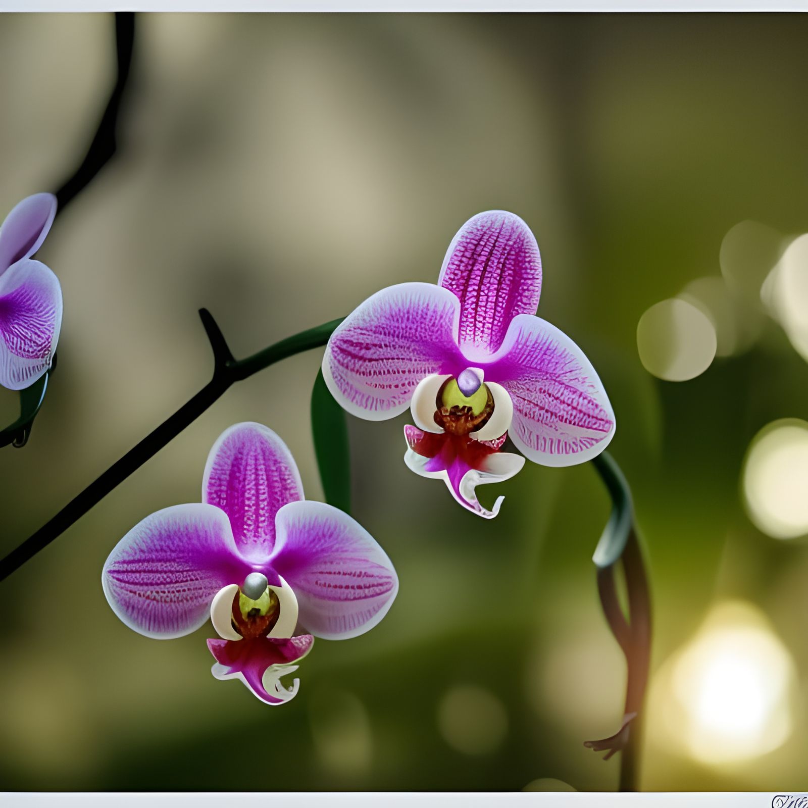 Orchid in Natural Light: Professional Photography