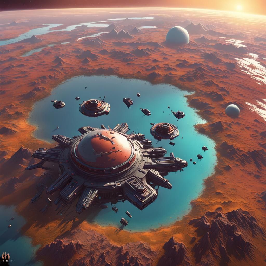 Epic Alien Planet Concept Art in 8K Resolution