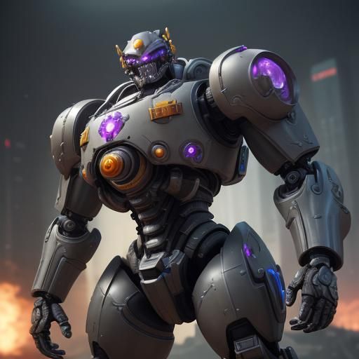 Futuristic Sci-Fi Mech in 8K Resolution