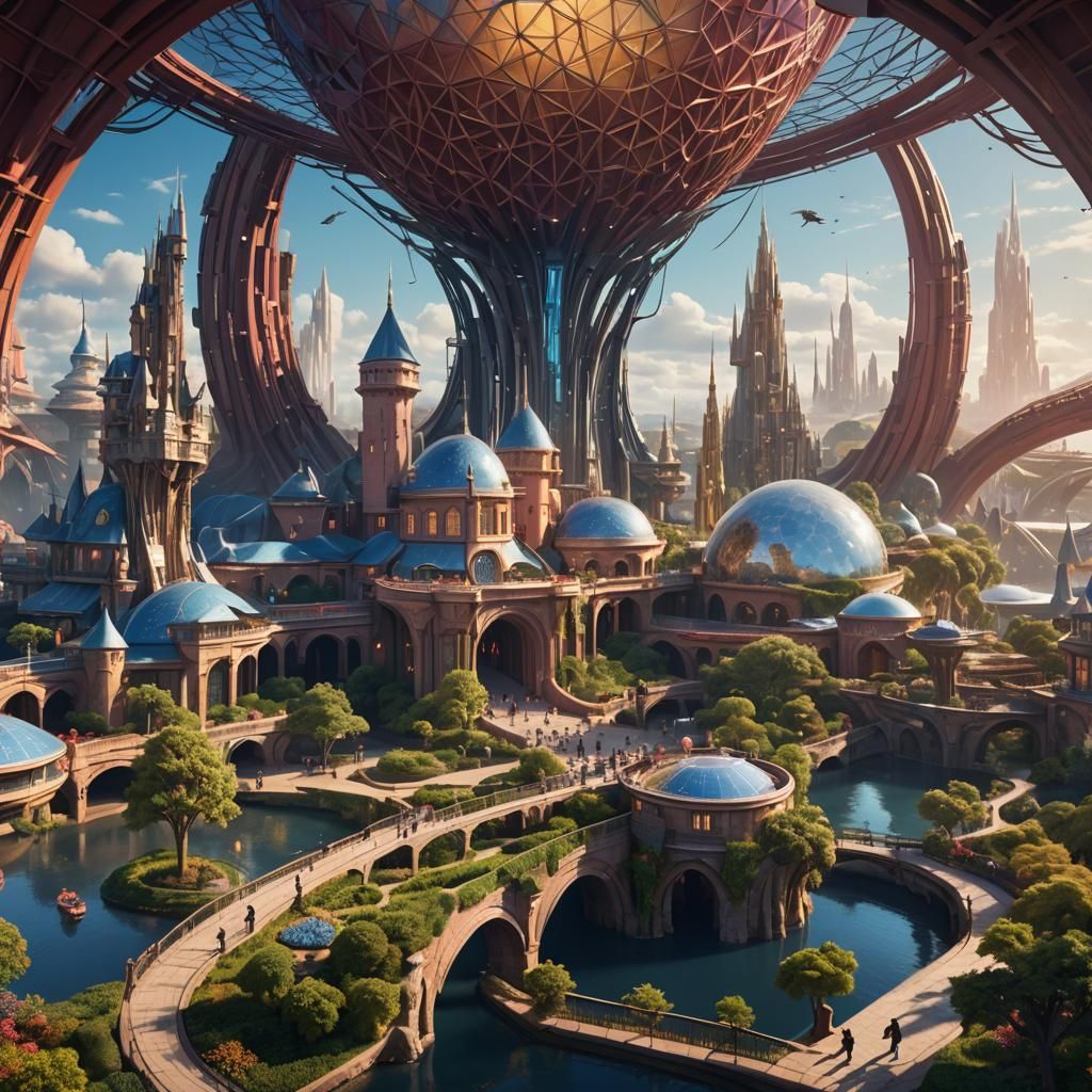 Elon Musk at EPCOT: Fantasy Concept Art