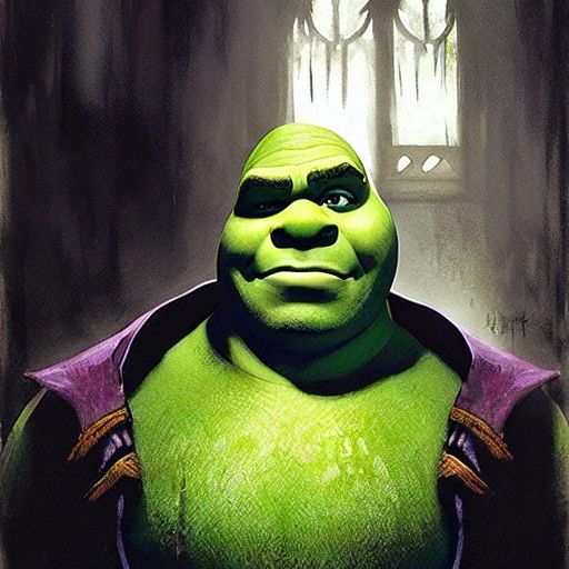 Sinister Shrek Artwork