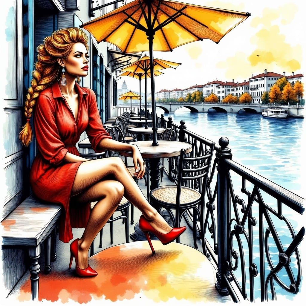 <lora:Art Ink Drawing Flux:1.0>