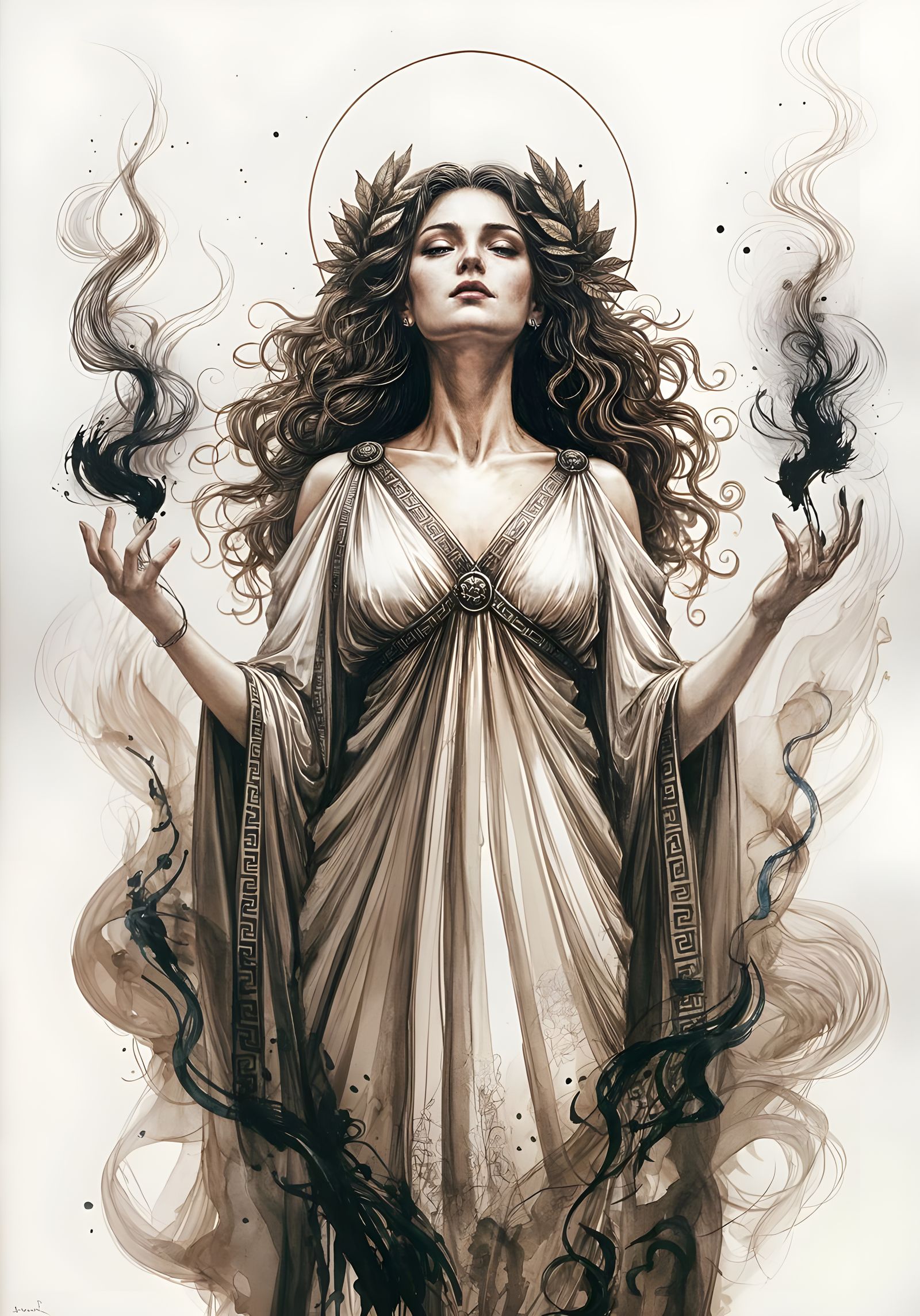Sorceress Oracle in Ancient Greek Guise