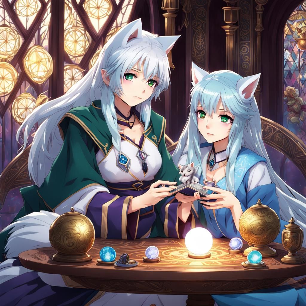 Psychic Wolfie and Bellatrix (Xavier)