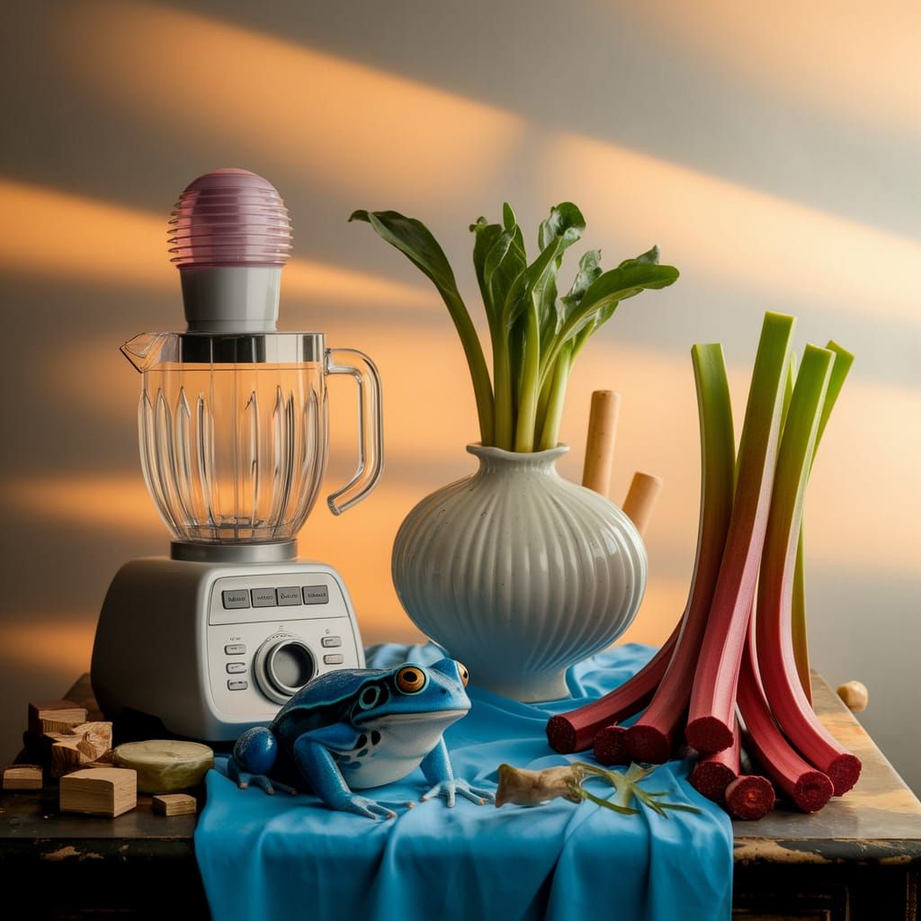 Still life with smoothie-mixer