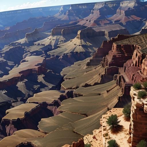 AI Generated Image of the Grand Canyon