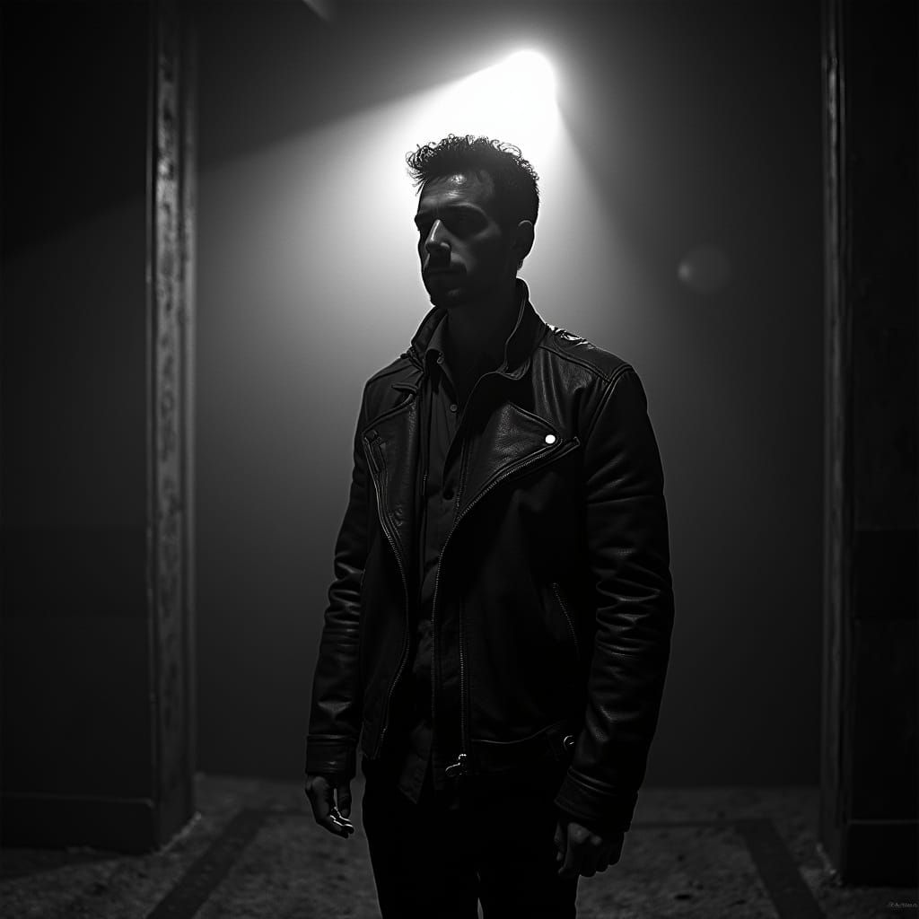 Gritty Silhouette: High Contrast Street Photography