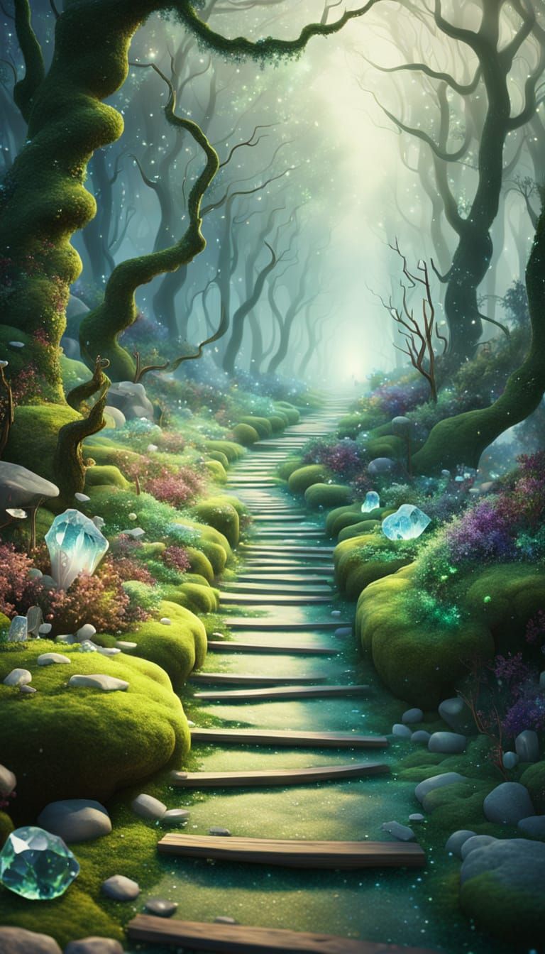 Surreal Pathway to Enchanted Realms