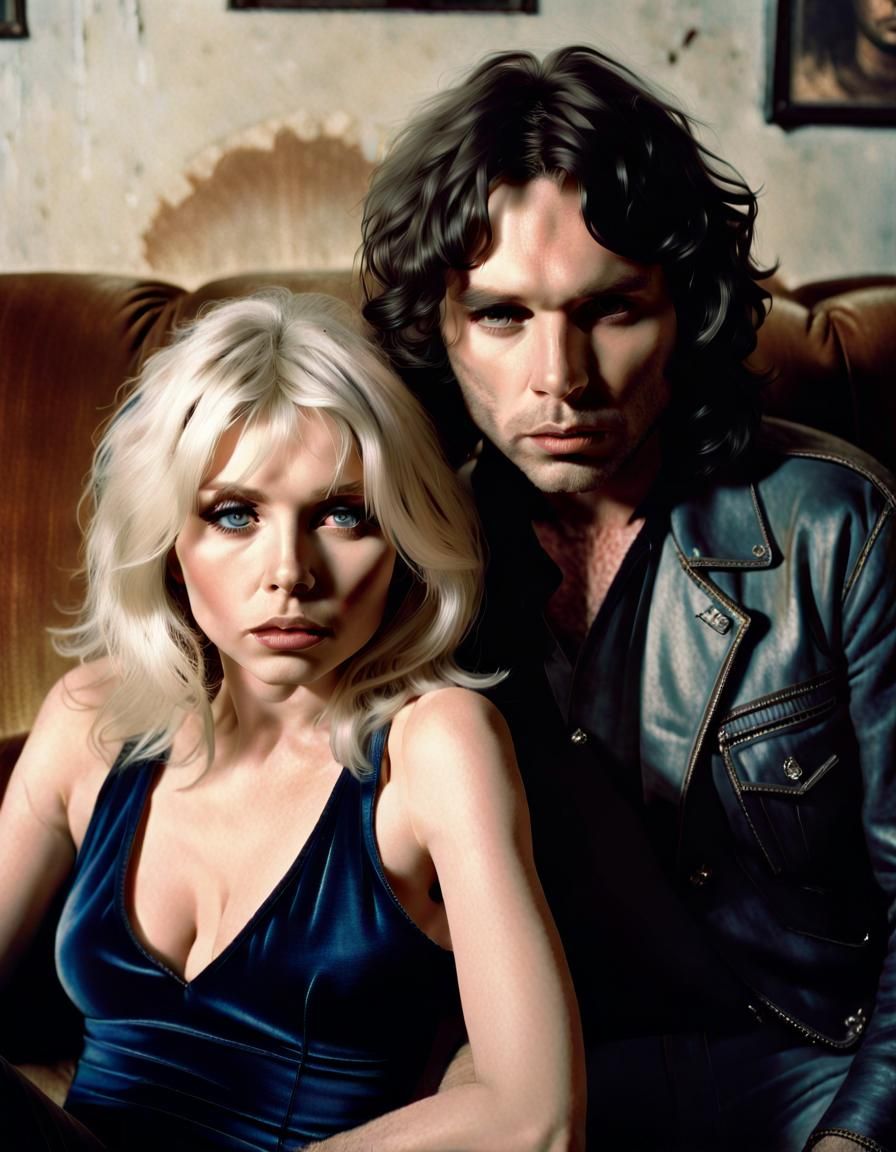 Debbie Harry and Jim Morrison