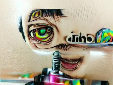 Chibi Character in Junji Ito Style