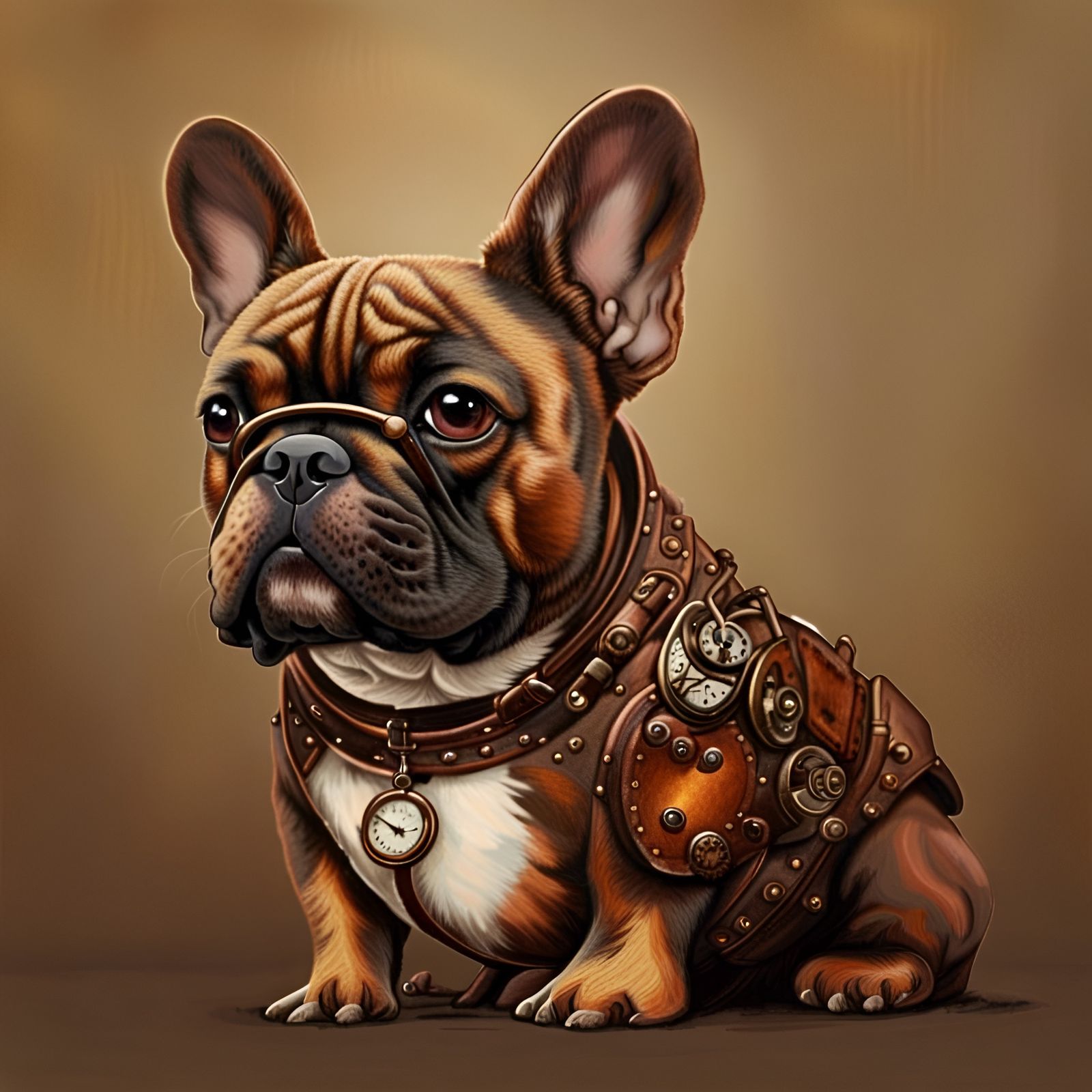 Steampunk Frenchie
