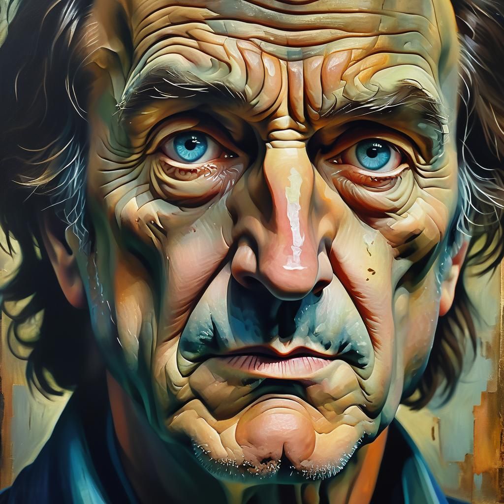 Intense Portrait in Atmospheric Style