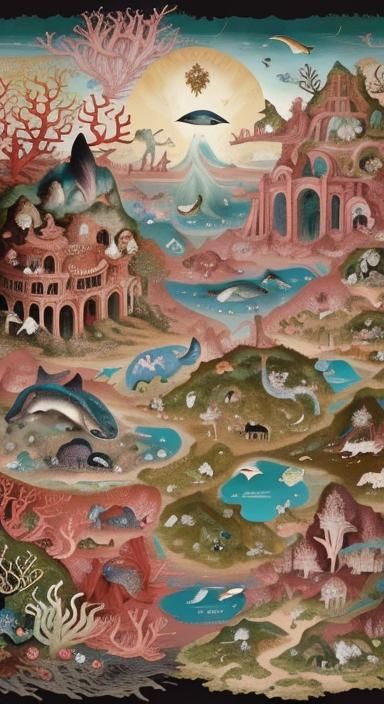 Vivid Biopunk Hellscape Teeming with Life