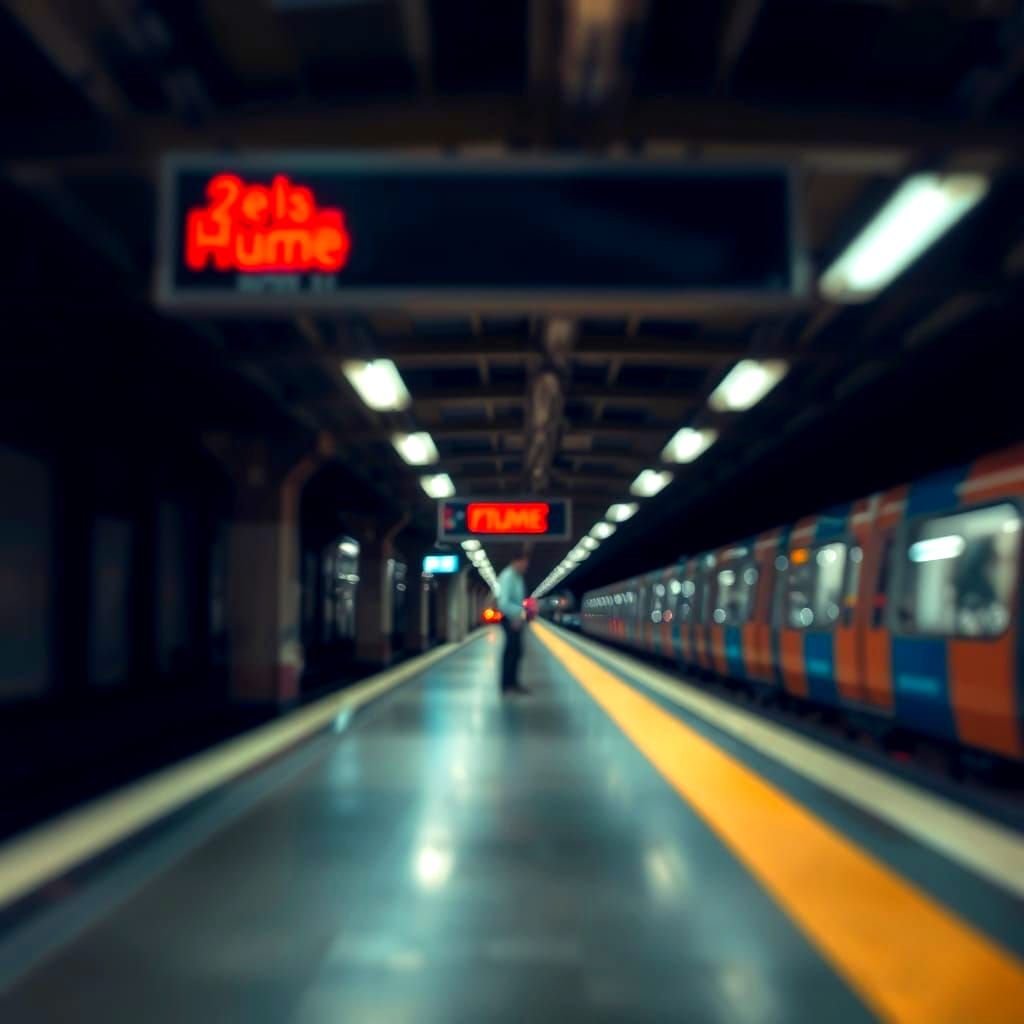 Vibrant City Night Scene Captured in Sharp Focus