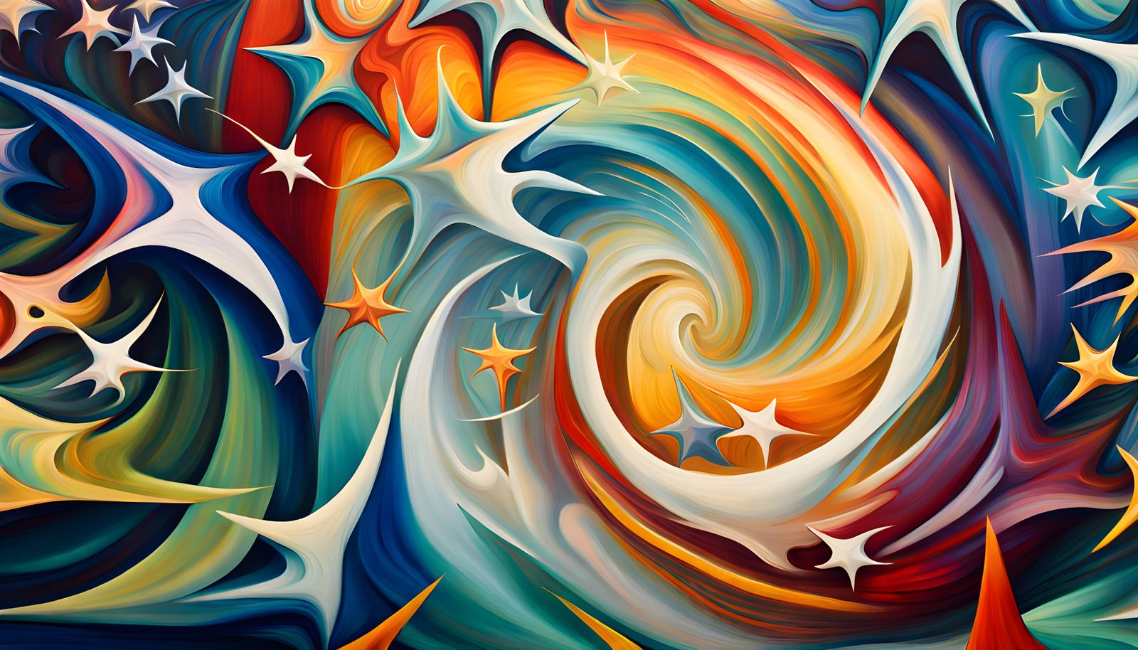 Iridescent Stars Formed From Magnetic Wave Energy